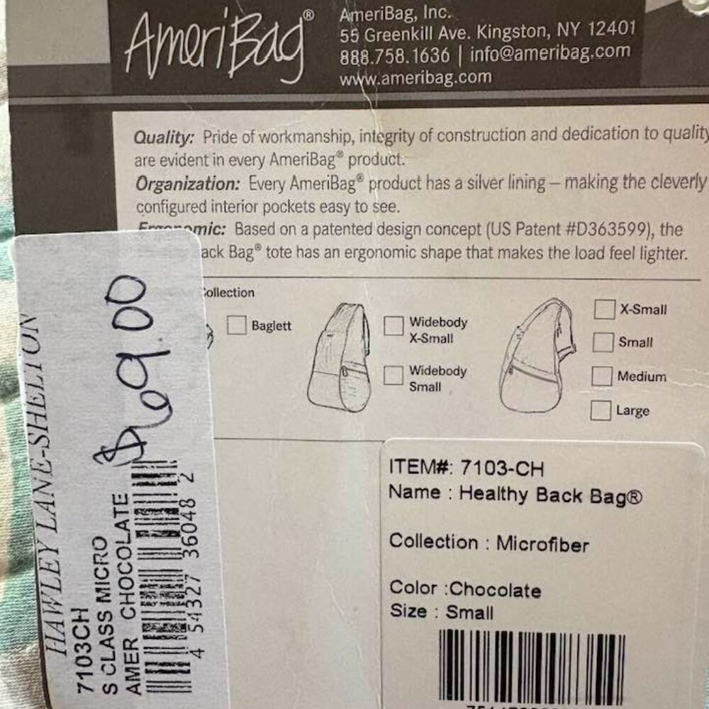 Ameri Bag Healthy Back Bag (tote) NWT - image 5